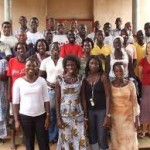 Facilitators trained to conduct health promotion sessions in communities in southern Guinea Bissau.
