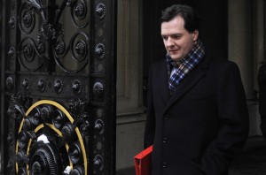 Finance Minister George Osborne says downgrade shows Britain cannot 'run away' from debt problems [EPA]