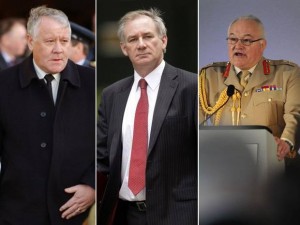 General Sir Peter Wall, the head of the British Army; former defence secretary Geoff Hoon; and former defence minister Adam Ingram are among those named in the re