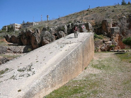 The megalithic ruins at Baalbek, Lebanon…