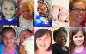 Two babies and eight other young children were among the 24 people killed by a tornado that tore through the Oklahoma City suburb of Moore. 