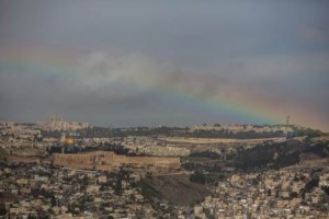 Rainbow in Israel