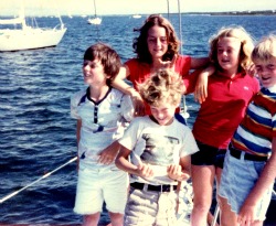 Me and my summer sailing crew.
