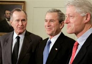 Bush and Clinton