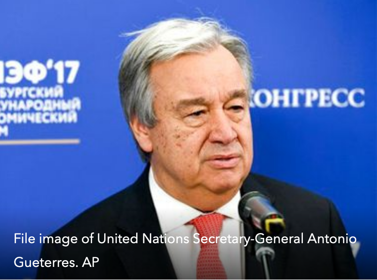 Amid US-Iran Tensions, UN Chief Antonio Guterres Says World Cannot ...