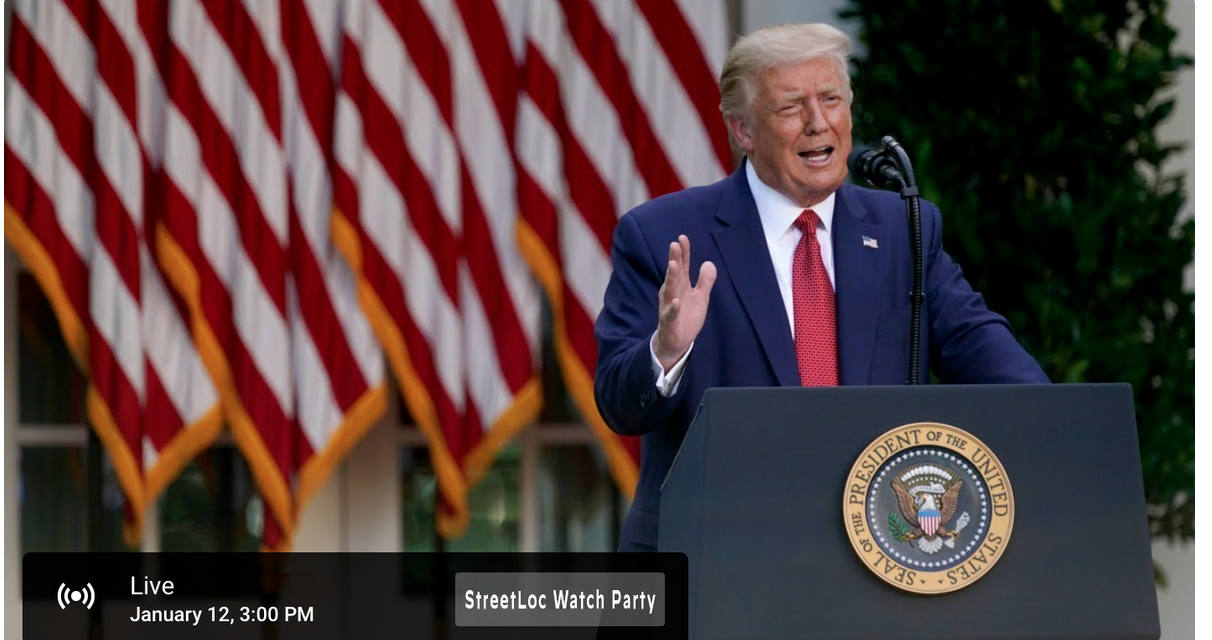 President Trump to Address Nation at 3 PM ET/Apple and EBS Block